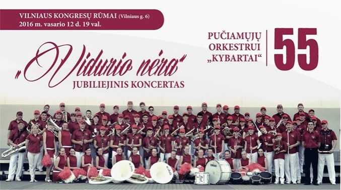 Pučiamųjų orkestrui „Kybartai“ – 55